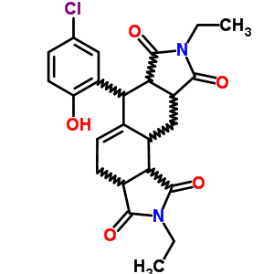 6-(5-chloro-2-hydroxyphenyl)-2,8-diethyl-3a,4,6,6a,9a,10,10a,10b-octahydroisoindolo[5,6-e]isoindole-1,3,7,9(2H,8H)-tetrone