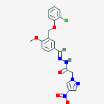 1H-PYRAZOLE-1-ACETIC ACID,4-NITRO-,[[3-[(2-CHLOROPHENOXY)METHYL]-4-METHOXYPHENYL]METHYLENE]HYDRAZIDE