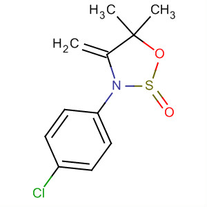 1,2,3-Oxathiazolidine, 3-(4-chlorophenyl)-5,5-dimethyl-4-methylene-,2-oxide