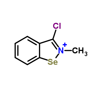 3-chloro-2-methyl-1,2-benzoselenazol-2-ium