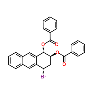(1S,2S,4S)-4-bromo-1,2,3,4-tetrahydroanthracene-1,2-diyl dibenzoate