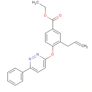 Benzoic acid, 4-[(6-phenyl-3-pyridazinyl)oxy]-3-(2-propenyl)-, ethyl ester