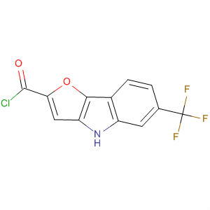 4H-Furo[3,2-b]indole-2-carbonyl chloride, 6-(trifluoromethyl)-
