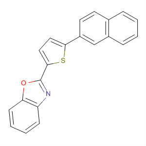Benzoxazole, 2-[5-(2-naphthalenyl)-2-thienyl]-