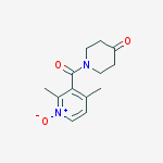 1-[(2,4-DIMETHYL-1-OXIDO-PYRIDIN-3-YL)CARBONYL]-PIPERIDIN-4-ONE