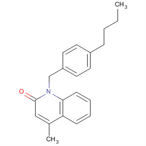 2(1H)-Quinolinone, 1-[(4-butylphenyl)methyl]-4-methyl-