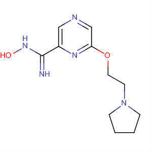 Pyrazinecarboximidamide, N-hydroxy-6-[2-(1-pyrrolidinyl)ethoxy]-