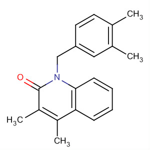 2(1H)-Quinolinone, 1-[(3,4-dimethylphenyl)methyl]-3,4-dimethyl-