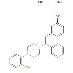 Phenol, 2-[4-[2-(3-hydroxyphenyl)-1-phenylethyl]-1-piperazinyl]-,dihydrobromide