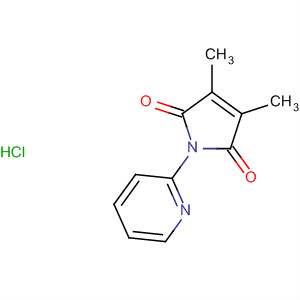 1H-Pyrrole-2,5-dione, 3,4-dimethyl-1-(2-pyridinyl)-, monohydrochloride