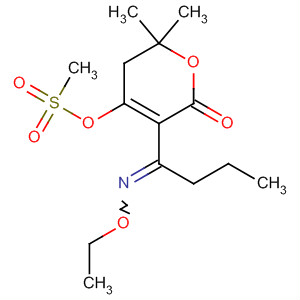 2H-Pyran-2-one,3-[1-(ethoxyimino)butyl]-5,6-dihydro-6,6-dimethyl-4-[(methylsulfonyl)oxy]-