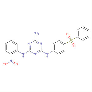 1,3,5-Triazine-2,4,6-triamine,N-(2-nitrophenyl)-N'-[4-(phenylsulfonyl)phenyl]-