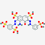 4-Amino-3-((2,5-disulphophenyl)azo)-5-hydroxy-6-((3-phosphonophenyl)azo)naphthalene-2,7-disulphonic acid