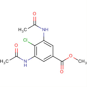 Benzoic acid, 3,5-bis(acetylamino)-4-chloro-, methyl ester