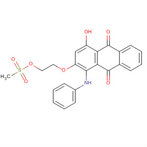 9,10-Anthracenedione,4-hydroxy-2-[2-[(methylsulfonyl)oxy]ethoxy]-1-(phenylamino)-