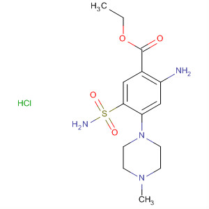 Benzoic acid, 2-amino-5-(aminosulfonyl)-4-(4-methyl-1-piperazinyl)-,ethyl ester, monohydrochloride