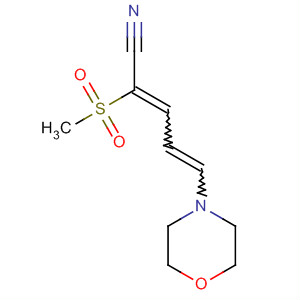 2,4-Pentadienenitrile, 2-(methylsulfonyl)-5-(4-morpholinyl)-