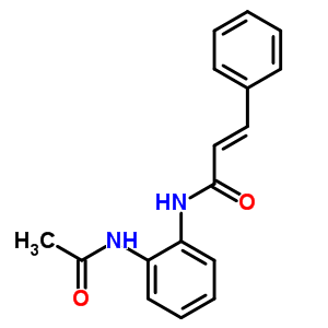 (2E)-N-[2-(acetylamino)phenyl]-3-phenylprop-2-enamide