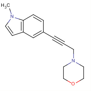 1H-Indole, 1-methyl-5-[3-(4-morpholinyl)-1-propynyl]-