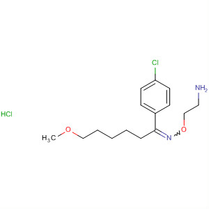1-Hexanone, 1-(4-chlorophenyl)-6-methoxy-, O-(2-aminoethyl)oxime,monohydrochloride