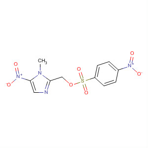 Benzenesulfonic acid, 4-nitro-,(1-methyl-5-nitro-1H-imidazol-2-yl)methyl ester