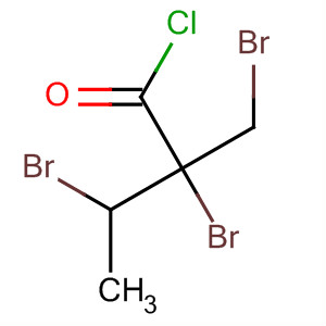 Butanoyl chloride, 2,3-dibromo-2-(bromomethyl)-