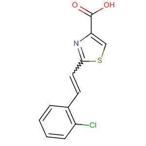 4-Thiazolecarboxylic acid, 2-[2-(2-chlorophenyl)ethenyl]-