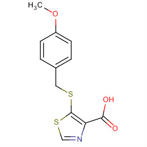 4-Thiazolecarboxylic acid, 5-[[(4-methoxyphenyl)methyl]thio]-