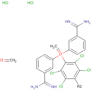 Benzenecarboximidamide,3,3'-[(2,3,5,6-tetrachloro-1,4-phenylene)bis(methyleneoxy)]bis-,dihydrochloride