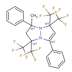 1H,5H-Pyrazolo[1,2-a]pyrazole,tetrahydro-3-methyl-3,7-diphenyl-1,1,5,5-tetrakis(trifluoromethyl)-, cis-
