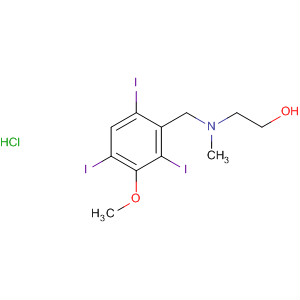 Ethanol, 2-[methyl[(2,4,6-triiodo-3-methoxyphenyl)methyl]amino]-,hydrochloride
