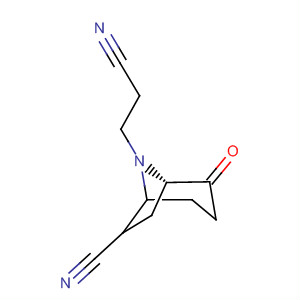 8-Azabicyclo[3.2.1]octane-8-propanenitrile, 6-cyano-2-oxo-, exo-