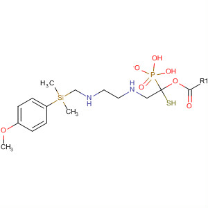 Ethanethiol,2-[[2-[[[(4-methoxyphenyl)dimethylsilyl]methyl]amino]ethyl]amino]-,dihydrogen phosphate (ester)