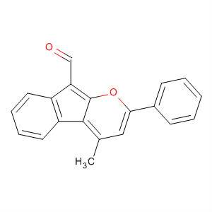 Indeno[2,1-b]pyran-9-carboxaldehyde, 4-methyl-2-phenyl-