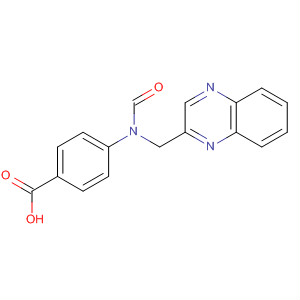 Benzoic acid, 4-[formyl(2-quinoxalinylmethyl)amino]-