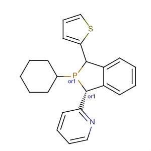 Pyridine,2-[(1R,2S)-2,4,5,6-tetrahydro-2-phenyl-3-(2-thienyl)-1H-isophosphindol-1-yl]-, rel-