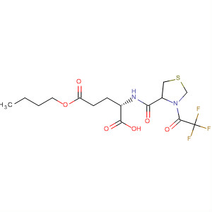 L-Glutamic acid, N-[[3-(trifluoroacetyl)-4-thiazolidinyl]carbonyl]-, 1-butylester, (R)-