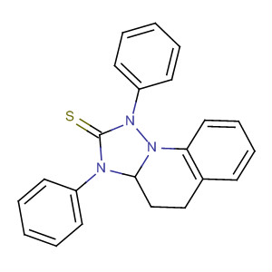 [1,2,4]Triazolo[1,5-a]quinoline-2(1H)-thione,3,3a,4,5-tetrahydro-1,3-diphenyl-