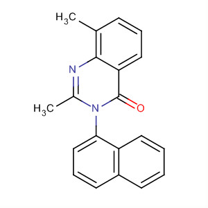 4(3H)-Quinazolinone, 2,8-dimethyl-3-(1-naphthalenyl)-