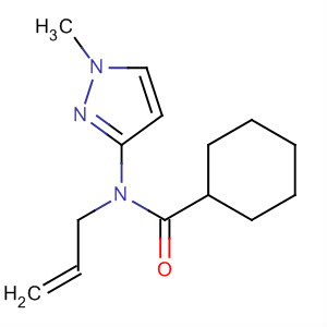 Cyclohexanecarboxamide, N-(1-methyl-1H-pyrazol-3-yl)-N-2-propenyl-