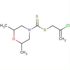 4-Morpholinecarbodithioic acid, 2,6-dimethyl-, 2-chloro-2-propenylester