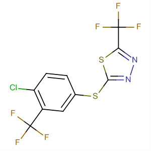 1,3,4-Thiadiazole,2-[[4-chloro-3-(trifluoromethyl)phenyl]thio]-5-(trifluoromethyl)-
