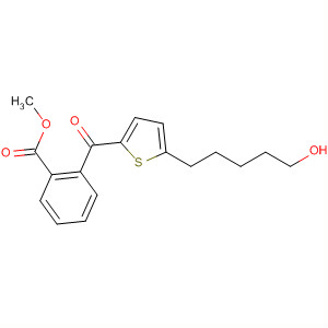 Benzoic acid, 2-[[5-(5-hydroxypentyl)-2-thienyl]carbonyl]-, methyl ester