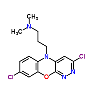 3-(3,8-dichloro-5H-pyridazino[3,4-b][1,4]benzoxazin-5-yl)-N,N-dimethylpropan-1-amine