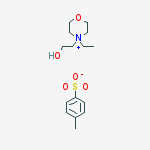 2-(4-ethyl-1-oxa-4-azoniacyclohex-4-yl)ethanol; 4-methylbenzenesulfonic acid