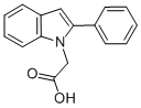 2-Phenyl-1H-indole-1-acetic acid