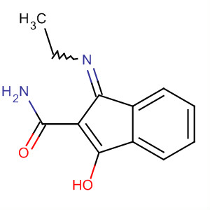 1H-Indene-2-carboxamide, 1-(ethylimino)-3-hydroxy-