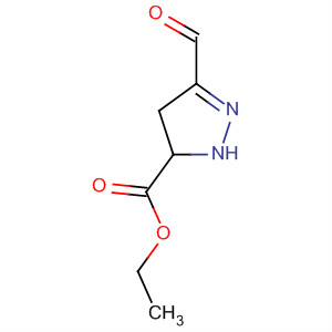 1H-Pyrazole-5-carboxylic acid, 3-formyl-4,5-dihydro-, ethyl ester