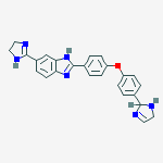 6-(4,5-dihydro-1H-imidazol-2-yl)-2-{4-[4-(2,5-dihydro-1H-imidazol-2-yl)phenoxy]phenyl}-1H-benzimidazole