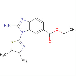 1H-Benzimidazole-6-carboxylic acid,2-amino-1-(4,5-dihydro-4,5-dimethyl-2-thiazolyl)-, ethyl ester